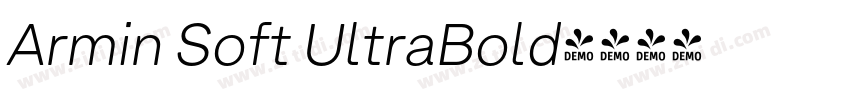 Armin Soft UltraBold字体转换